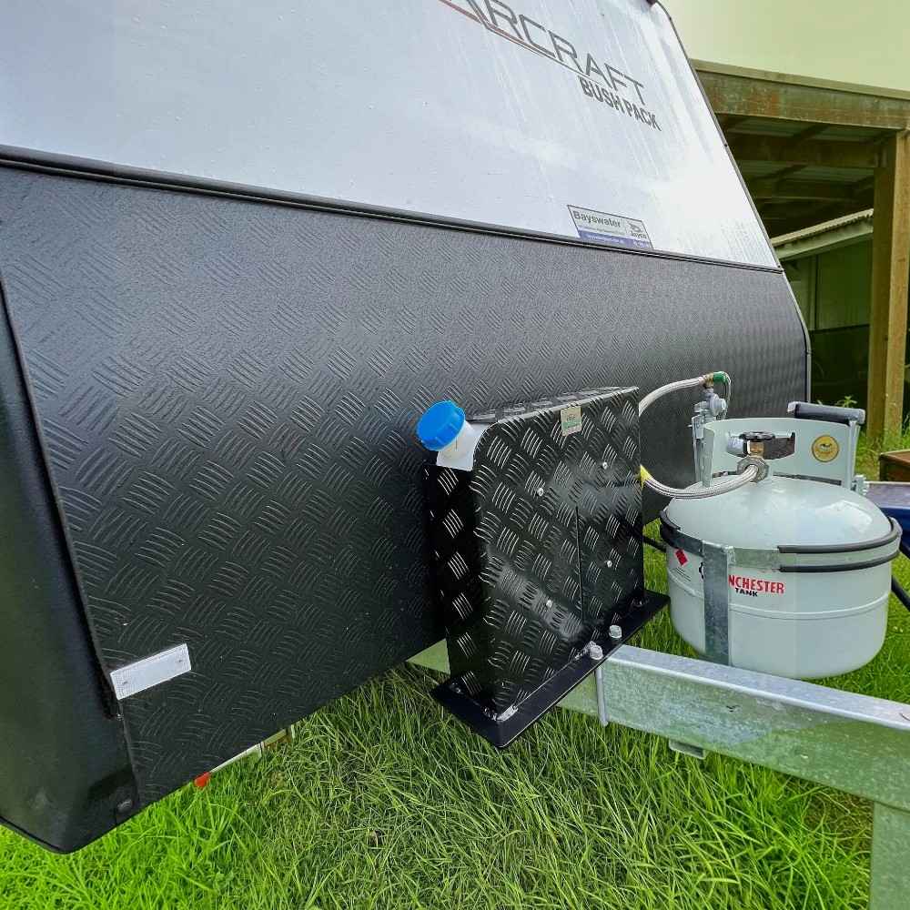 Diesel Tank Cover Black - Base Mount Left Hand Side