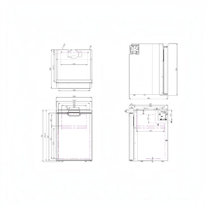 Upright Series  NEW myCOOLMAN Upright 115L Fridge Freezer