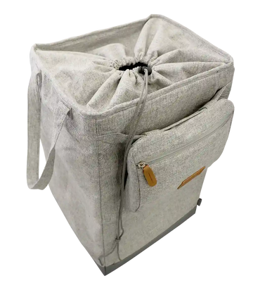 Navigator Gear TIAV Fold Away Laundry Basket Light Grey - in store only