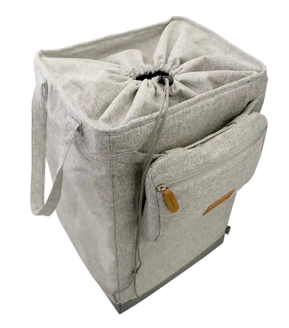 Navigator Gear TIAV Fold Away Laundry Basket Light Grey - in store only