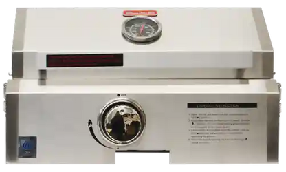 Smiths BBQ 304 Stainless Steel with Flame Failure - Black