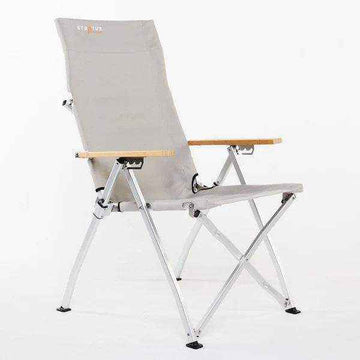 Stratus Outdoor ALL-DAY Reclining Camp Chair - Stone - Everything Caravans