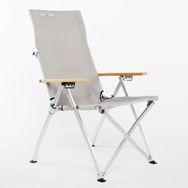 Stratus Outdoor ALL-DAY Reclining Camp Chair - Stone
