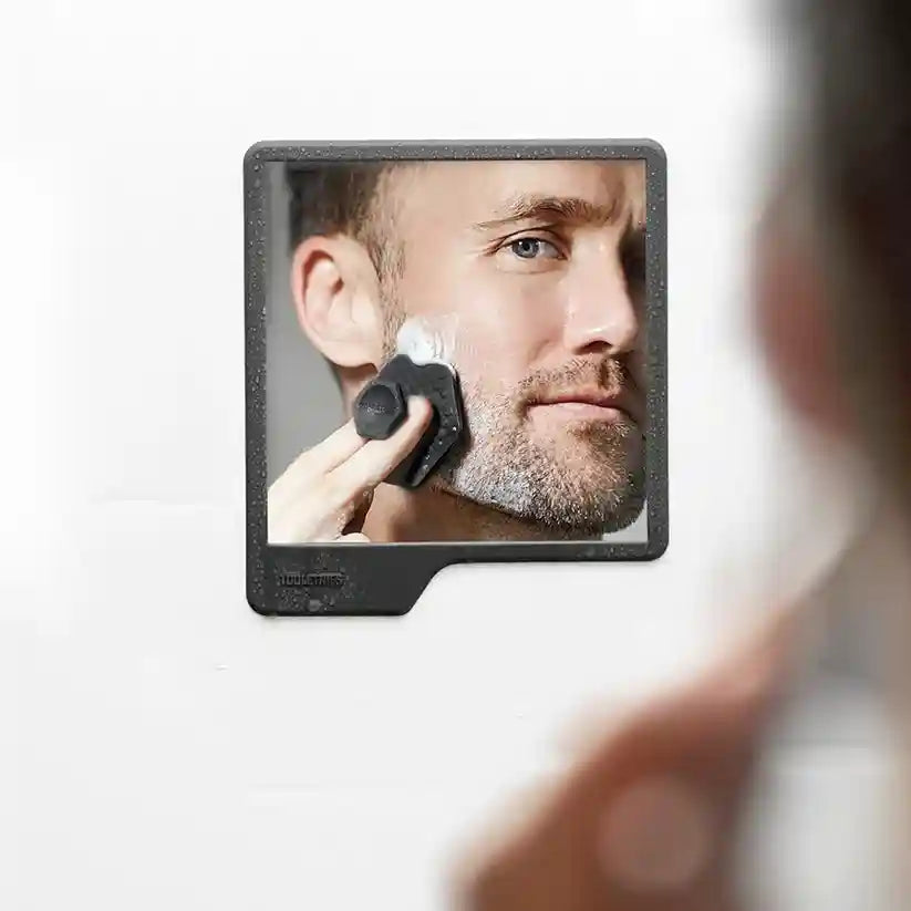 Tooletries The Oliver Shower Mirror Charcoal