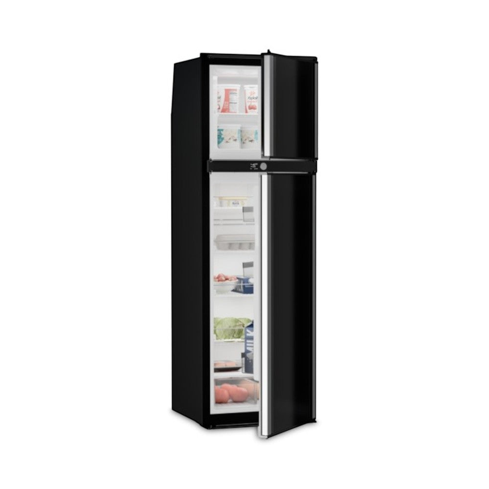 Dometic RUA8508X 3-Way Fridge - 216L - Double Hinge - Black Handles