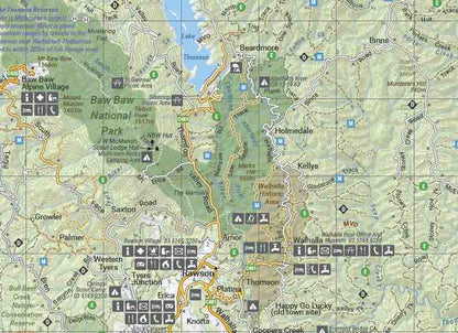 Hema The Victorian High Country Map