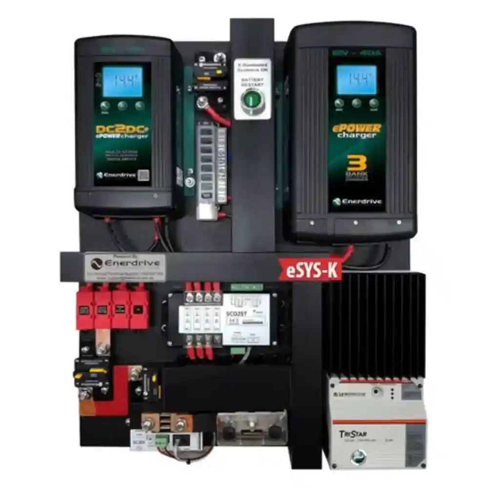 Enerdrive eSYS-K Pre-Wired Power System for Caravan, 4WD Canopy & Camp ...