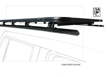 Everest K9 Roof Racks Expedition Quality Roof Racks 1250WX2000L Rearward Mount - Summer Sale