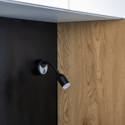 Supex 60mm Caravan Reading Light With USB-C And Flexible Arm