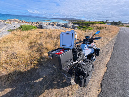 Evakool Adventure 18L Motorcycle Fridge (with battery and mounting bracket)