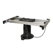 Nuova Mapa Black Adjustable Height Table Leg with turn table and slide