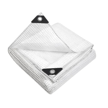 6Mx9M Tarp Heavy Duty Cover 135Gsm Clear