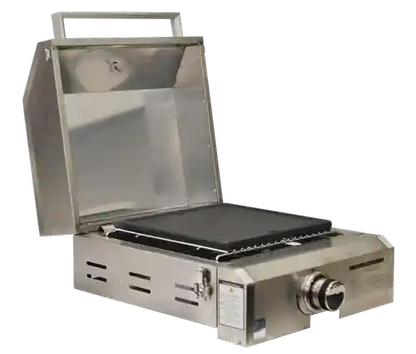 Smiths BBQ 304 Stainless Steel with Flame Failure - Black