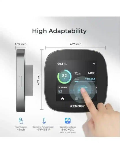 Renogy One Core AU Model 500-11042 RSHGWSN-W02W-G3-AU Touchscreen Monitoring Hub