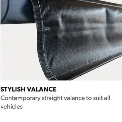 Dometic 8700 Awning 14" Charcoal Black - Roller Tube and Fabric Only