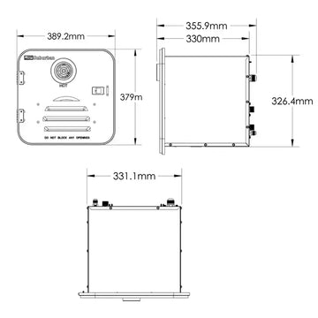 Suburban ST60 Tankless Hot Water System White 5386A