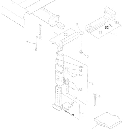 Dometic Awning Rivet for Main Rafter 35mm for 8300 8500 9000 Awnings