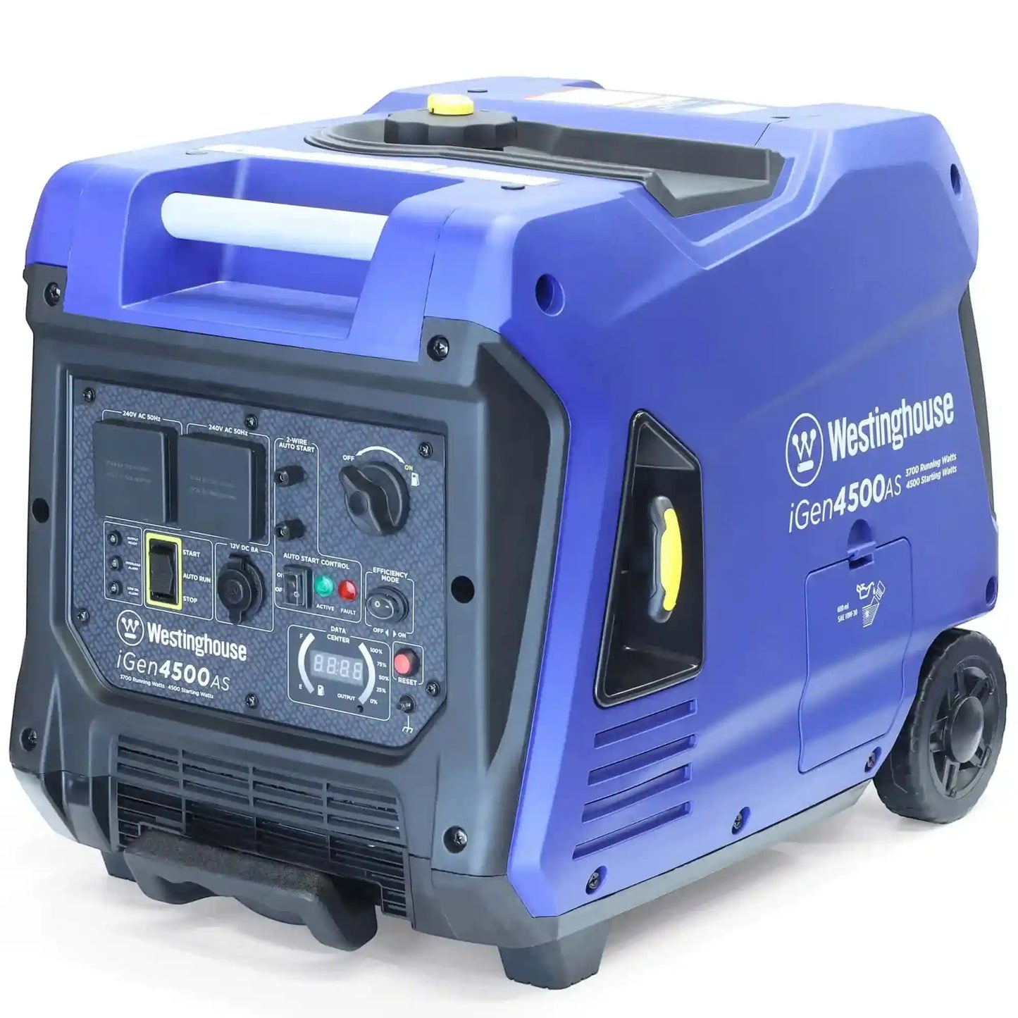 Westinghouse iGen4500AS Inverter Generator for 4500 Starting Watts / 3700 Running Watts Electric