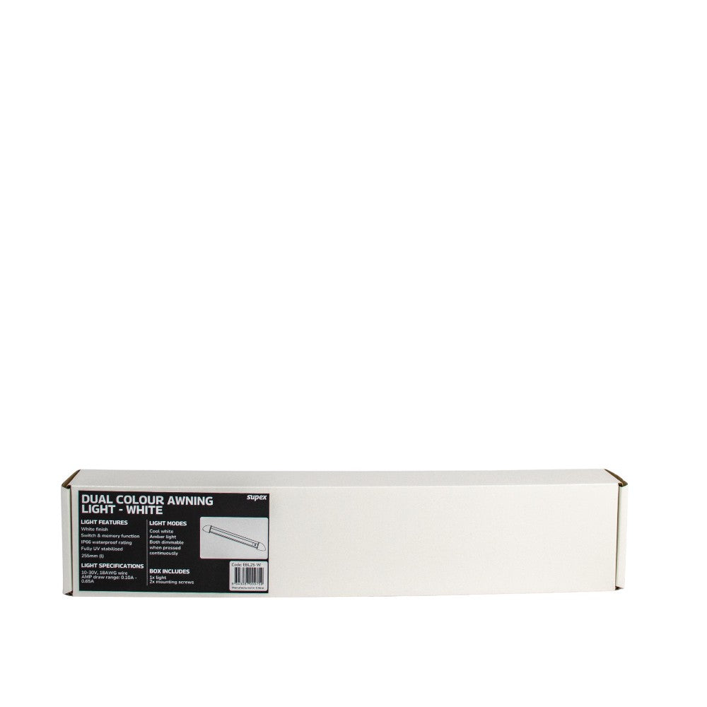 Supex Dual Colour Awning Light 255mm White