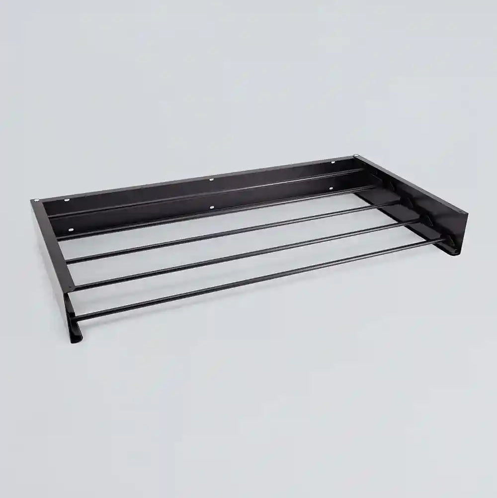 Vendline Caravan Clothesline Wall Mounted Drying Rack Black - 1000mm