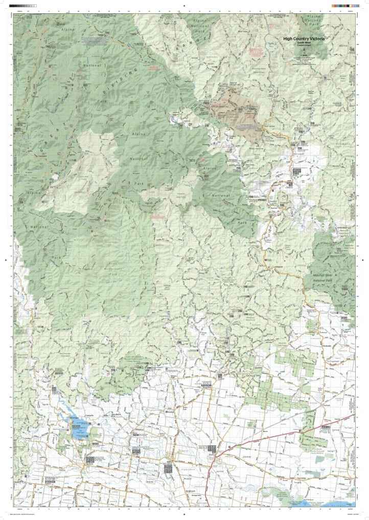 Hema The Victorian High Country - South Western Map