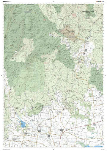 Hema The Victorian High Country - South Western Map