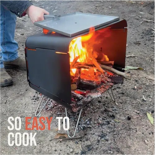 The Bush Telly Cooktop - Solid Plate
