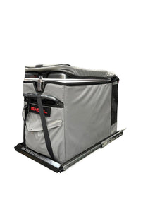 470mm wide Tunnel Boot Draw Slide x 700mm Long with tie down points - Everything Caravans