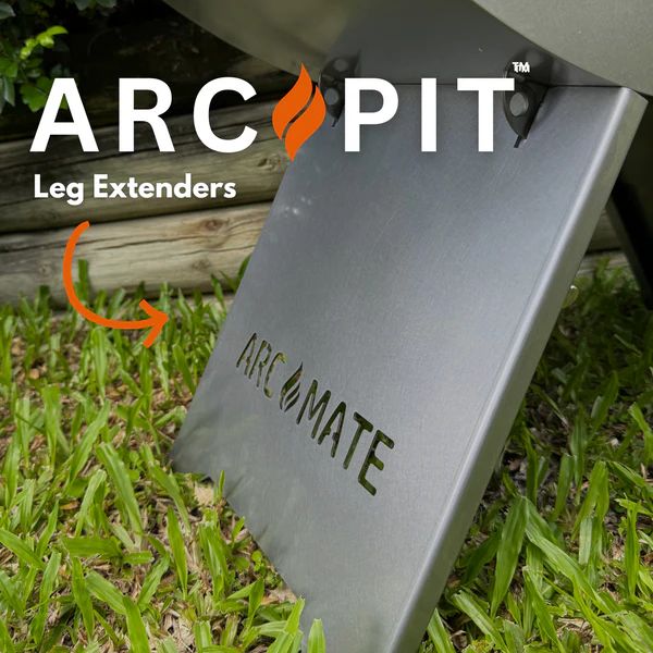 ArcPit leg extenders for standard ArcPit