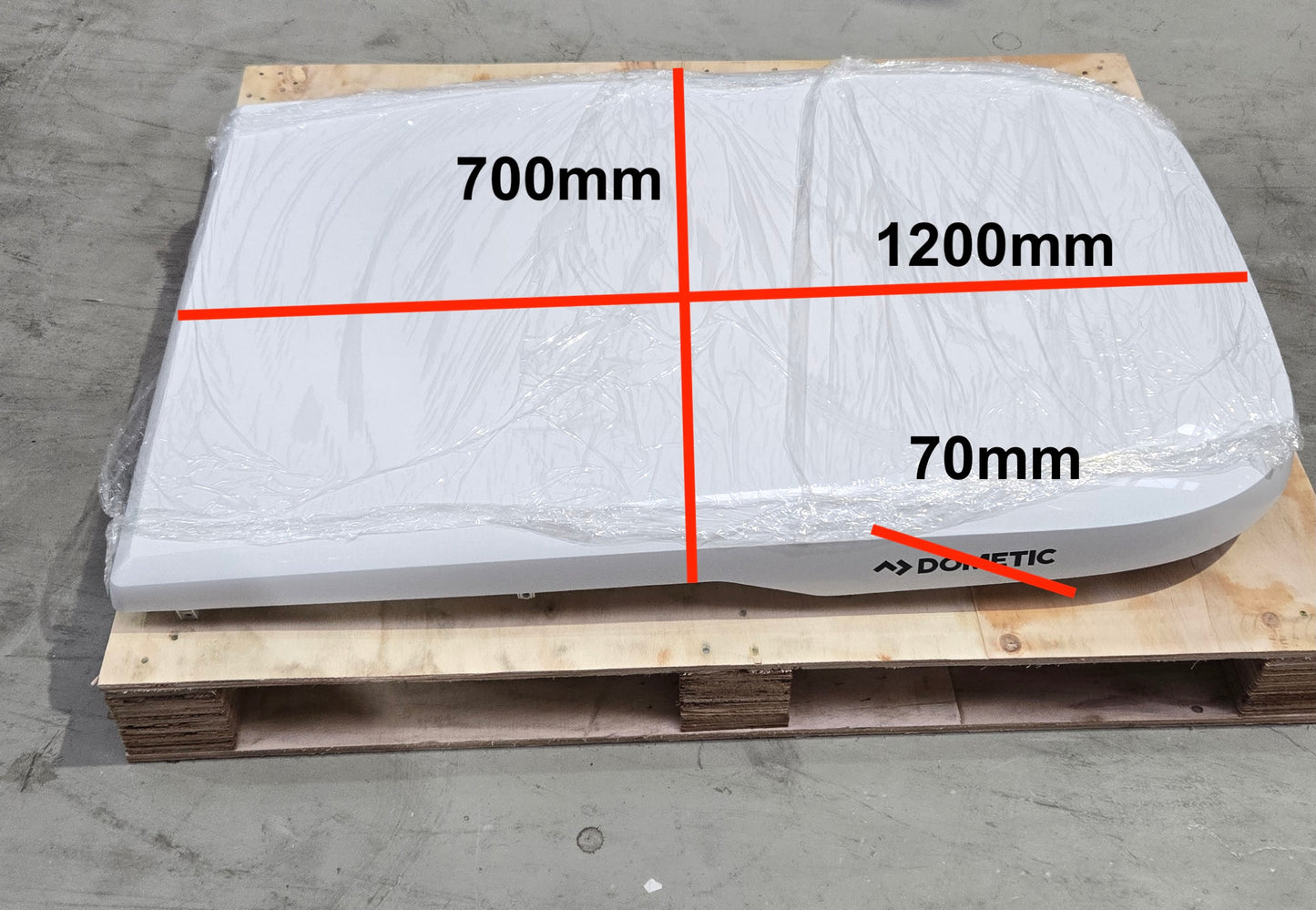 Dometic Aircon SHROUD to suit Fresh Jet FJX and FJZ Pro White