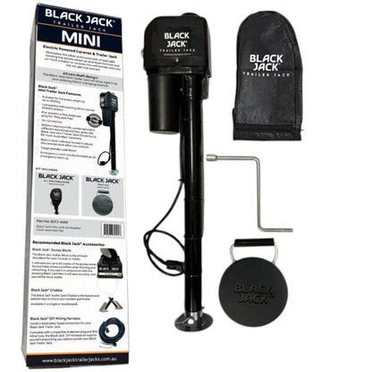 Black Jack Trailer Jack – Mini with Folding Foot