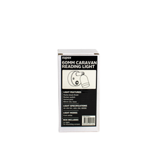 Supex 60mm Caravan Reading Light With Rocker Switch