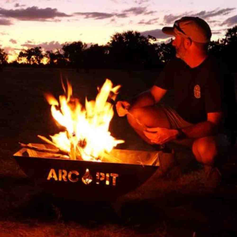 ArcMate ArcPit XL 2-in-1 portable fire pit and outdoor BBQ - Large Size