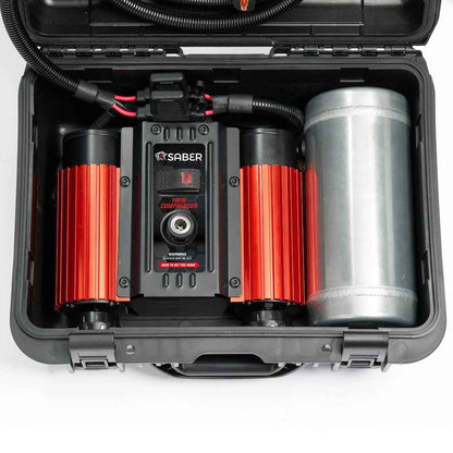 Saber Offroad Select Series Twin Air Compressor Case and Infation Kit