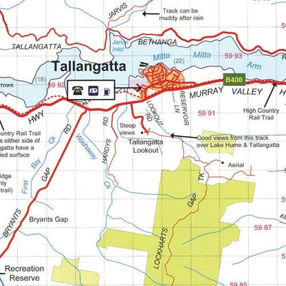 Hema Beechworth Albury Wangaratta Adventure Map - Everything Caravans