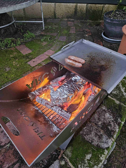 ArcPit XL 2-in-1 portable fire pit and outdoor BBQ - Large Size