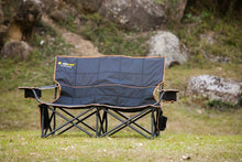 OZtrail Fireside Double Chair Black