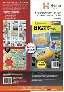 Hema Big things of Australia Map - Everything Caravans