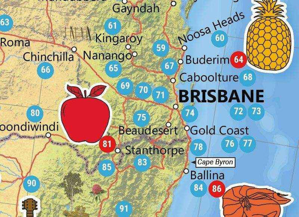 Hema Big things of Australia Map - Everything Caravans