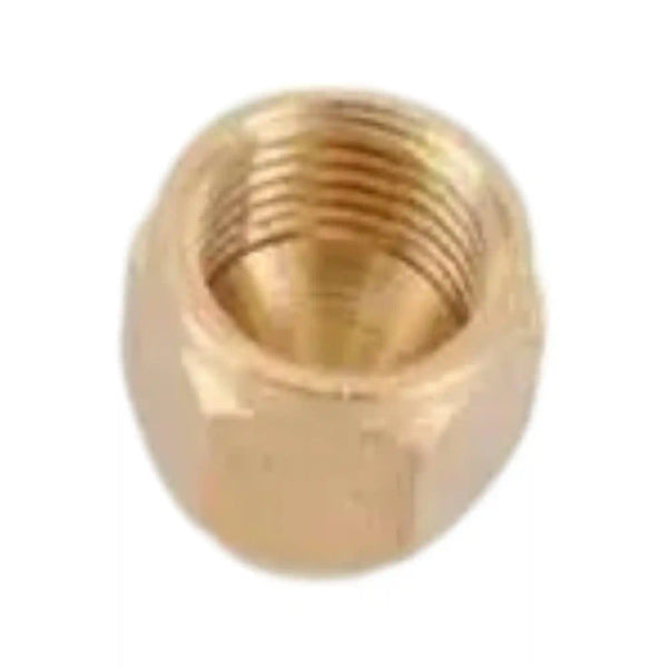 Brass Gas fitting 5-16 Flare Cap Nut for 5-16 Male Flare 5602 - Everything Caravans