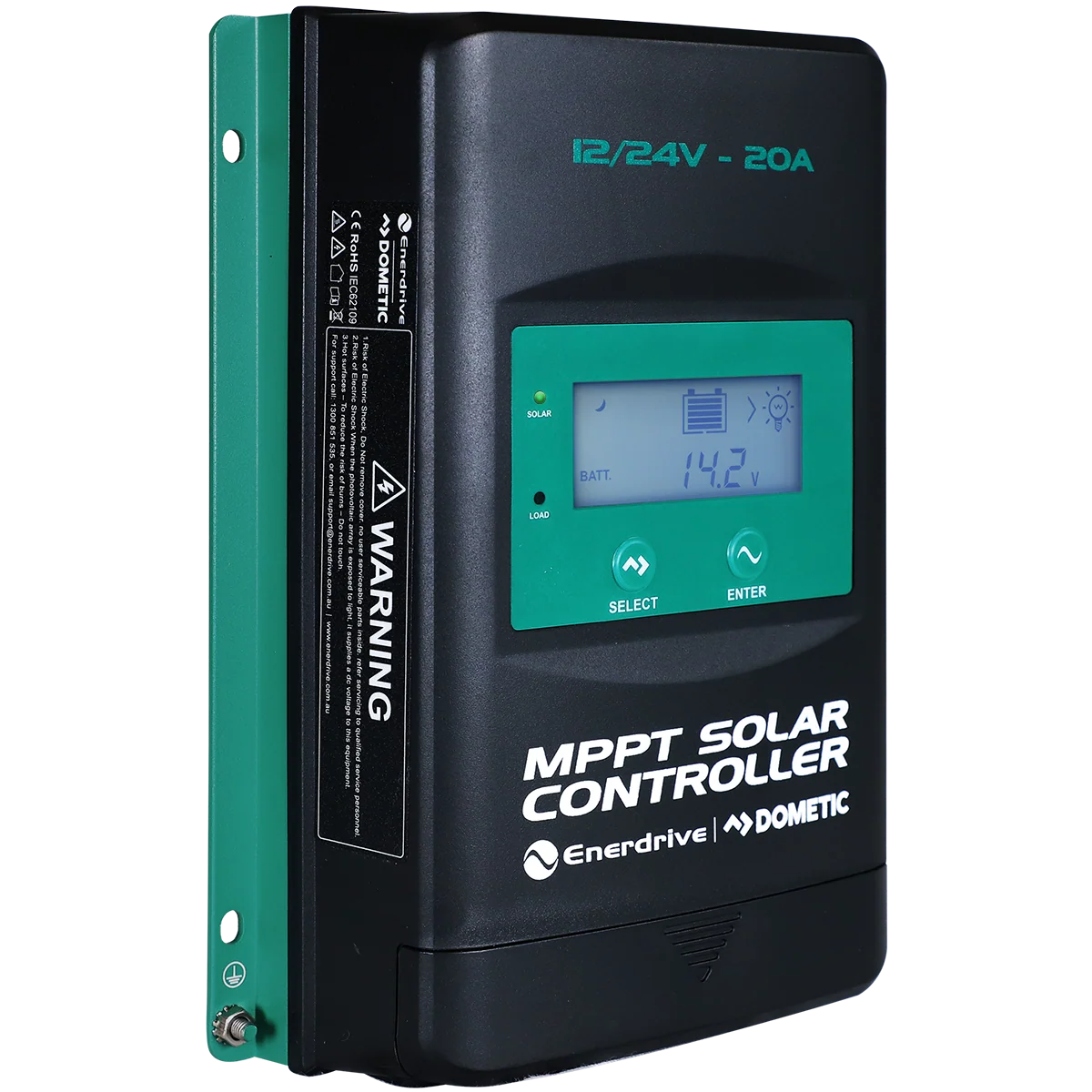 Enerdrive Mppt Solar Controller Solar Regulator - 20amp 12/24V