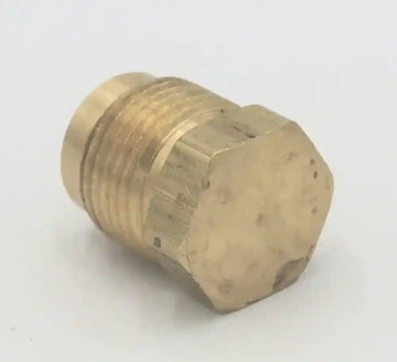 Brass Gas fitting 3/8 Flare Plug for 3/8 Flare - to Cap Gas Lines 01-6504