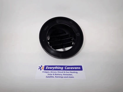 Eberspacher 60mm 65mm Vent Duct Plate 30Degree Black 221000010056