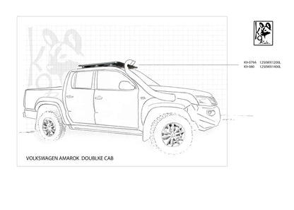Volkswagen K9 Roof Racks Expedition Quality T5 T6 1400x2400 - Autumn Sale