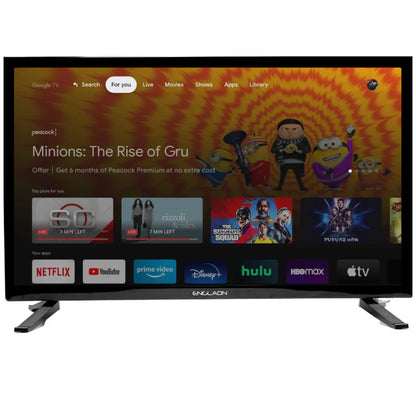 Engalon 27inch Smart TV 12volt HD Bluetooth Chromecast - Everything Caravans