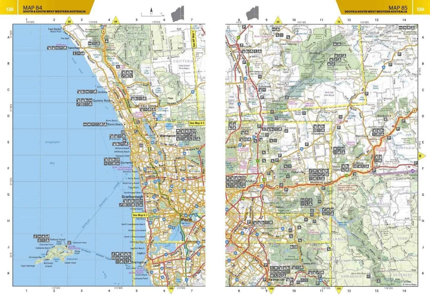 Hema Western Australia Road and 4WD Track Atlas