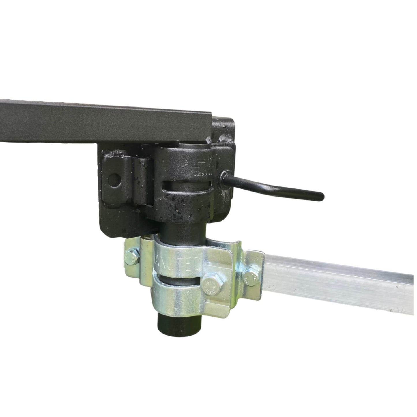 BBQArm Mate Arm Kit with Alloy Arm and Regular Aluminum Tray Black