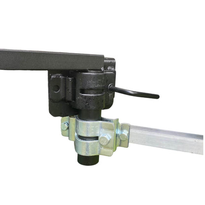 BBQArm Mate Arm Kit with Alloy Arm and Regular Aluminum Tray Black