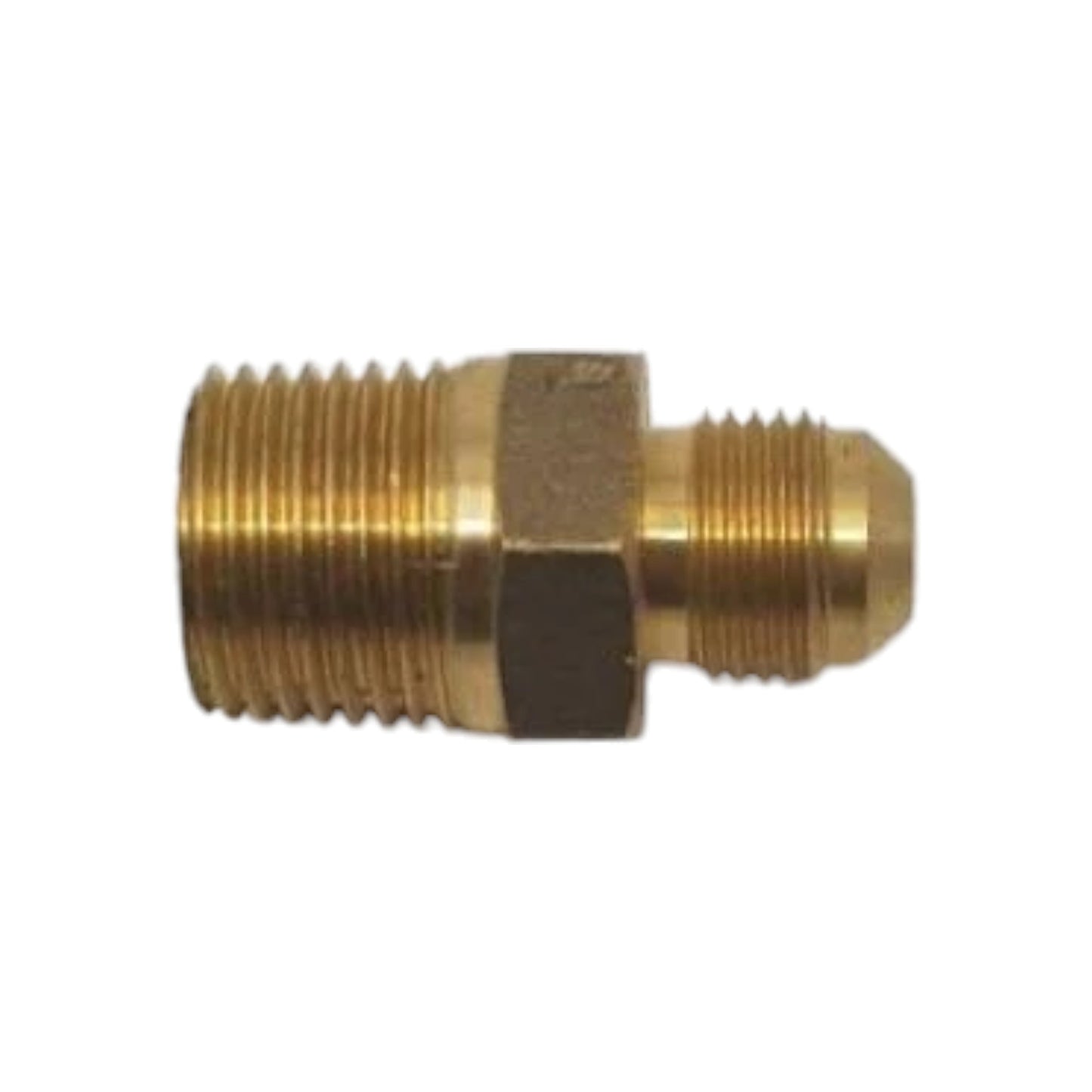 Brass Gas fitting 3/8 Male Flare to 1/2 BSP Male Threaded Adaptor