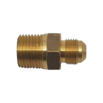 Brass Gas fitting 3/8 Male Flare to 1/2 BSP Male Threaded Adaptor